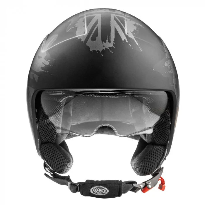 Premier Rocker AM 9 Open Face Helmet Matt Black