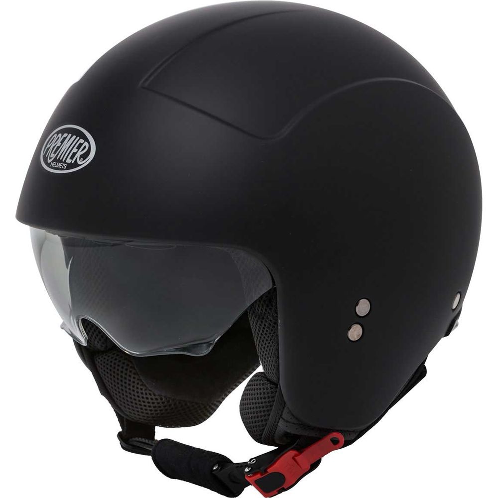 Premier Rocker U9 Open Face Helmet Matt Black