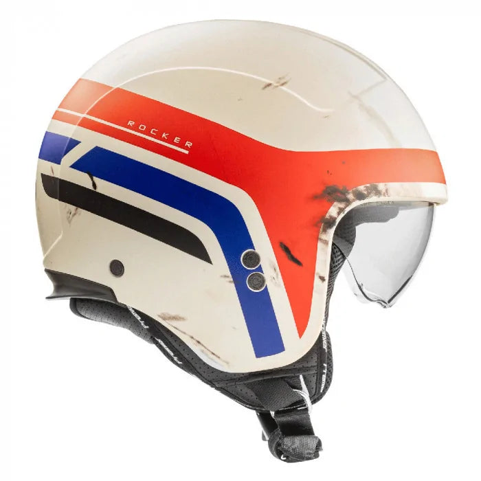 Premier Rocker ON 1 Open Face Helmet White / Red / Blue