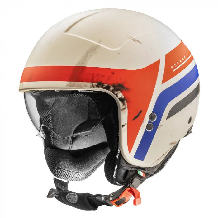 Premier Rocker ON 1 Open Face Helmet White / Red / Blue