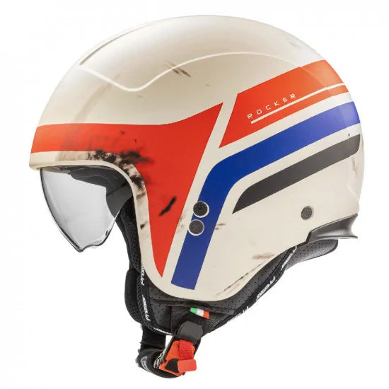 Premier Rocker ON 1 Open Face Helmet White / Red / Blue