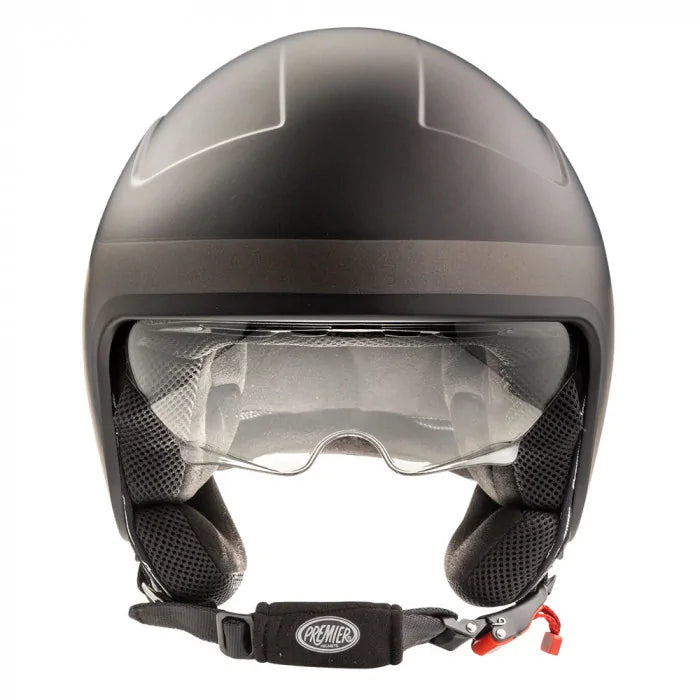 Premier Rocker ON 19 Open Face Helmet Black / Gunmetal  - FREE UK Shipping, FREE 365 Day Returns | Moto Central