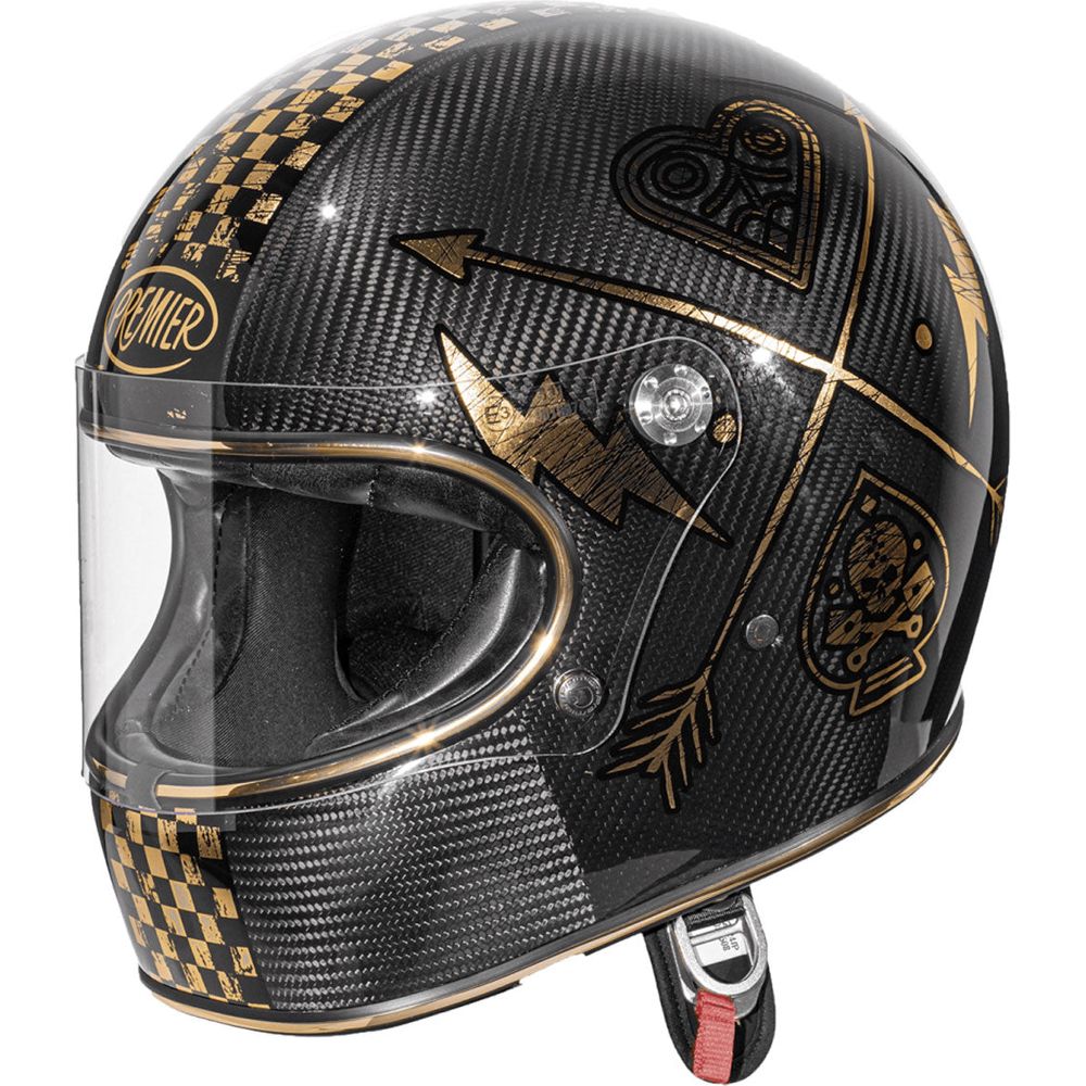 Premier Trophy NX Full Face Helmet Carbon / Gold