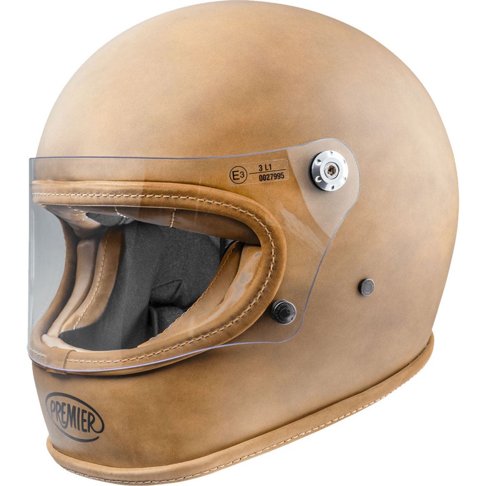 Premier Trophy Platinum Edition BOS Full Face Helmet Brown