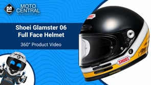 Shoei Glamster 06 Abiding TC3 Full Face Helmet Black / White / Yellow - FREE UK Shipping, FREE 365 Day Returns | Moto Central