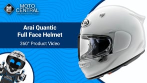 Arai Quantic Solid Full Face Helmet Diamond White - FREE UK Shipping, FREE 365 Day Returns | Moto Central