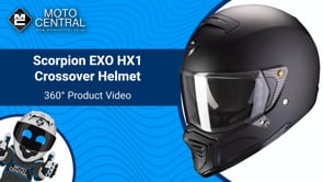 Scorpion EXO HX-1 Crossover Helmet Matt Black - FREE UK Shipping, FREE 365 Day Returns | Moto Central