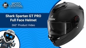 Shark Spartan GT PRO Carbon Full Face Helmet Matt Black - FREE UK Shipping, FREE 365 Day Returns | Moto Central