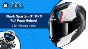 Shark Spartan GT PRO Carbon Full Face Helmet Dokhta White / Blue / Red - FREE UK Shipping, FREE 365 Day Returns | Moto Central