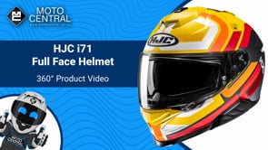 HJC i71 Viz Full Face Helmet MC3SF Yellow - FREE UK Shipping, FREE 365 Day Returns | Moto Central