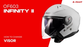 LS2 OF603 Infinity 2 Carbon ECE 22.06 Open Face Helmet Gloss Carbon - FREE UK Shipping, FREE 365 Day Returns | Moto Central