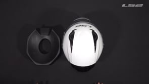 LS2 FF812 Kids Full Face Helmet Solid White - FREE UK Shipping, FREE 365 Day Returns | Moto Central