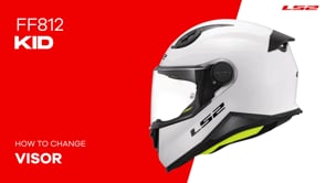 LS2 FF812 Kids Full Face Helmet Next Level White - FREE UK Shipping, FREE 365 Day Returns | Moto Central