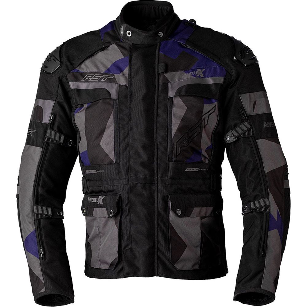 RST Pro Series Adventure-X CE Textile Jacket Navy / Camo - FREE UK Shipping, FREE 365 Day Returns | Moto Central