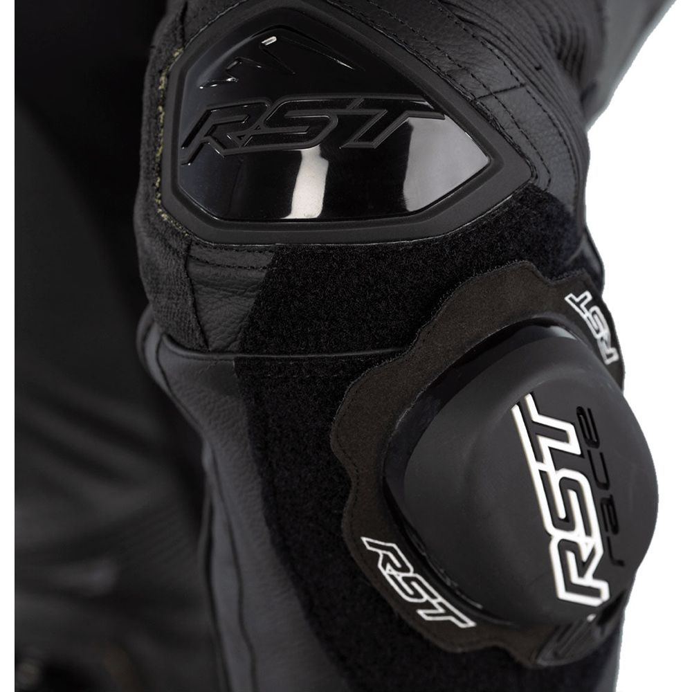 RST Pro Series Airbag CE One Piece Leather Suit Black / Black / Black  - FREE UK Delivery - Moto Central