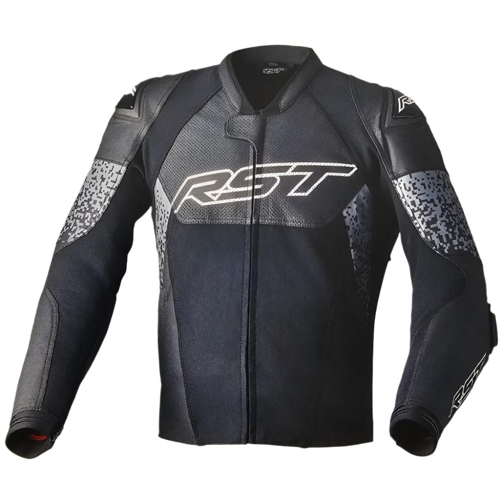 RST Pro Series Supersport-K CE Leather Jacket Black / Grey