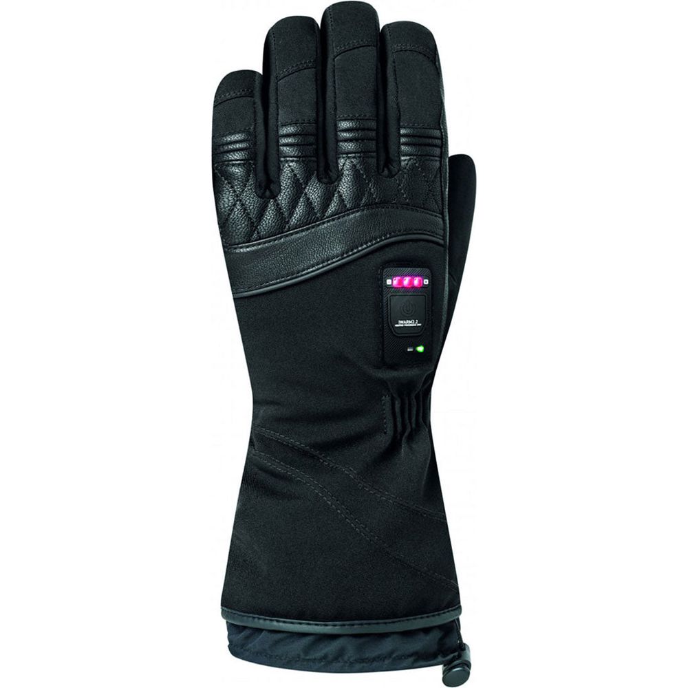 Racer (France) Connectic 4 F Ladies Heated Textile Gloves Black