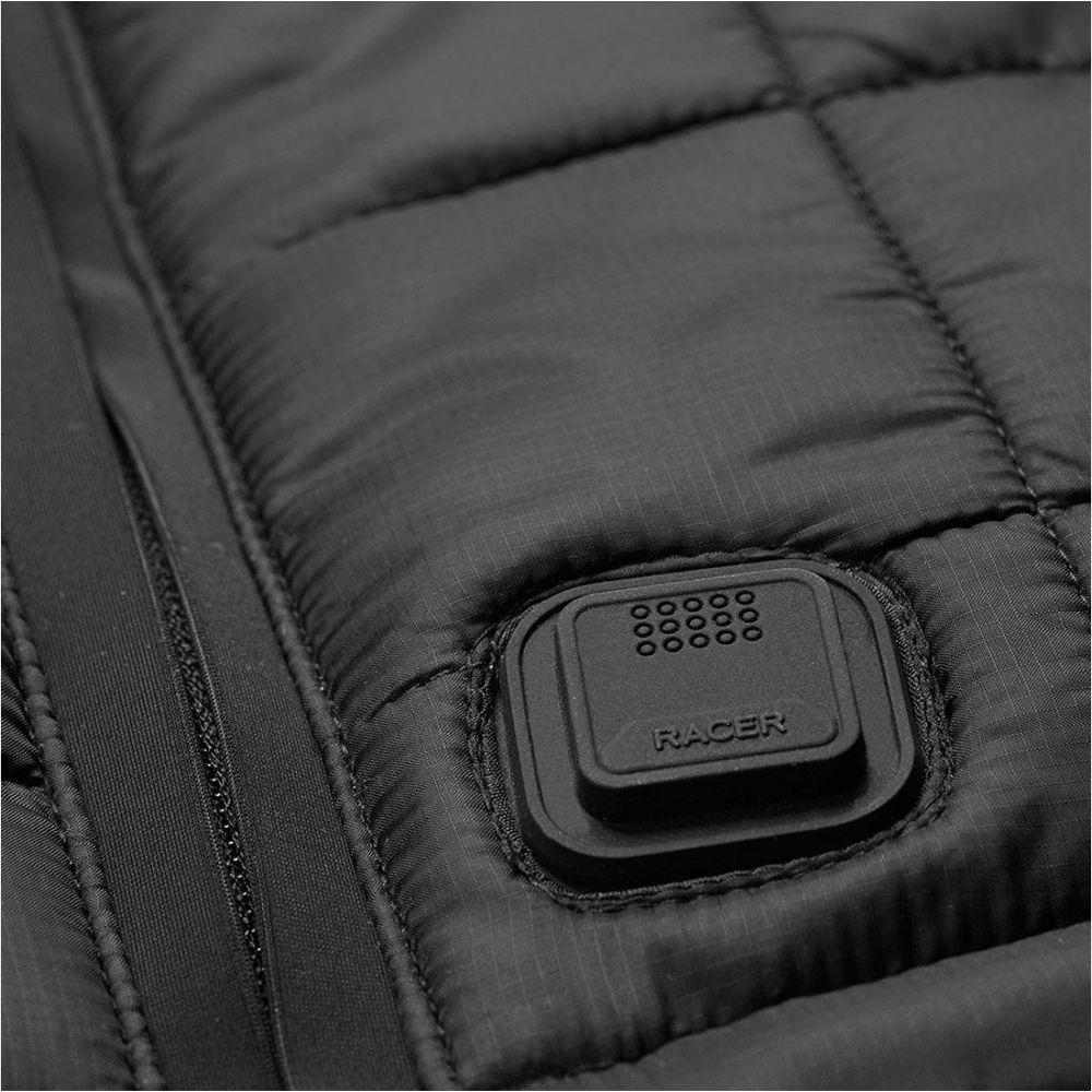 Racer (France) District Heated Gilet Black - FREE UK Shipping, FREE 365 Day Returns | Moto Central