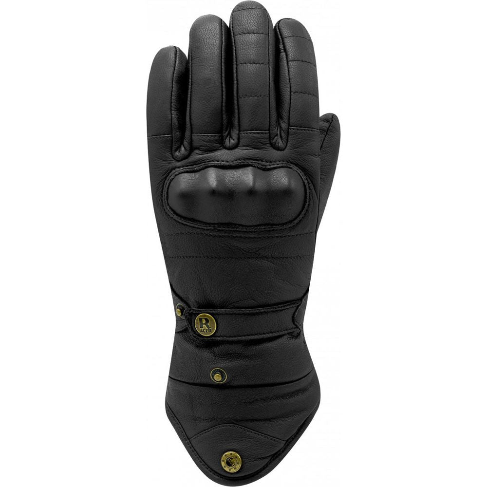 Racer (France) Flynn 3 Winter Leather Gloves Black - FREE UK Shipping, FREE 365 Day Returns | Moto Central