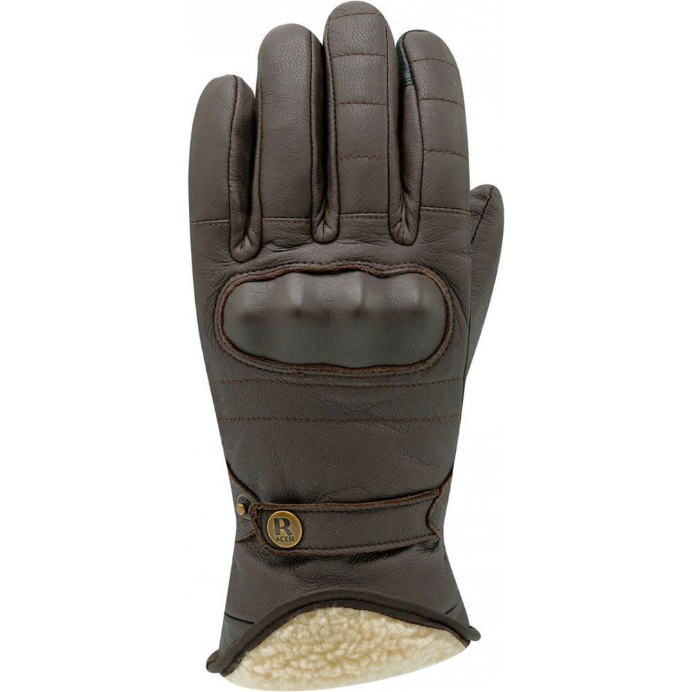 Racer (France) Flynn 3 Winter Leather Gloves Brown