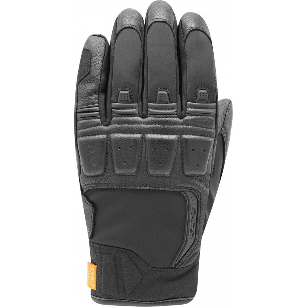 Racer (France) Ronin Winter Leather / Softshell Gloves Black