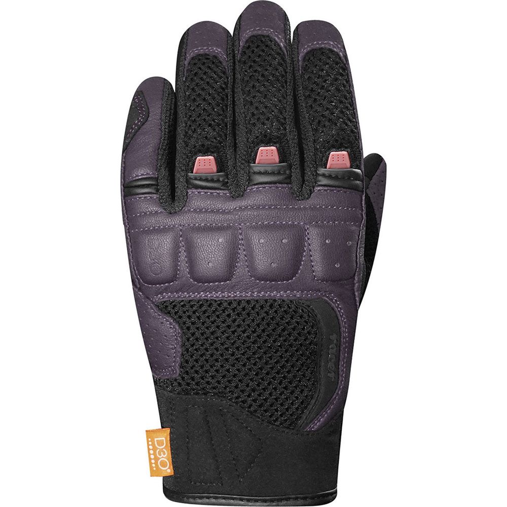 Racer (France) Ronin Summer Ladies Mesh Leather Gloves Pink / Burgundy