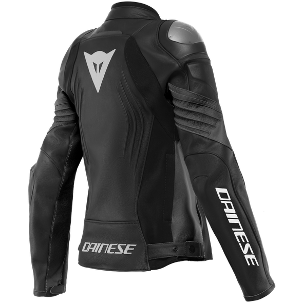 Dainese Racing 4 Ladies Perforated Leather Jacket Black / Black