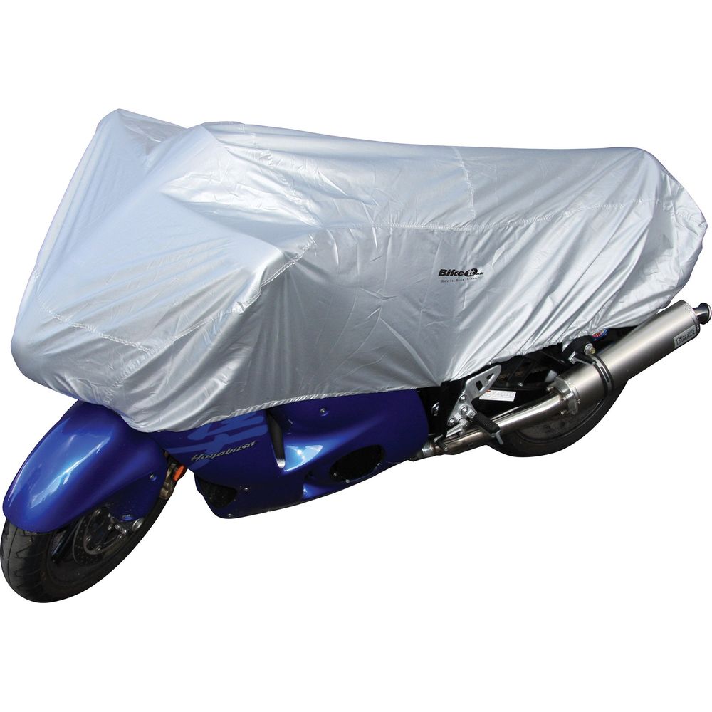 Bike It Motorcycle Top Cover Large Fits 750-1100cc Silver