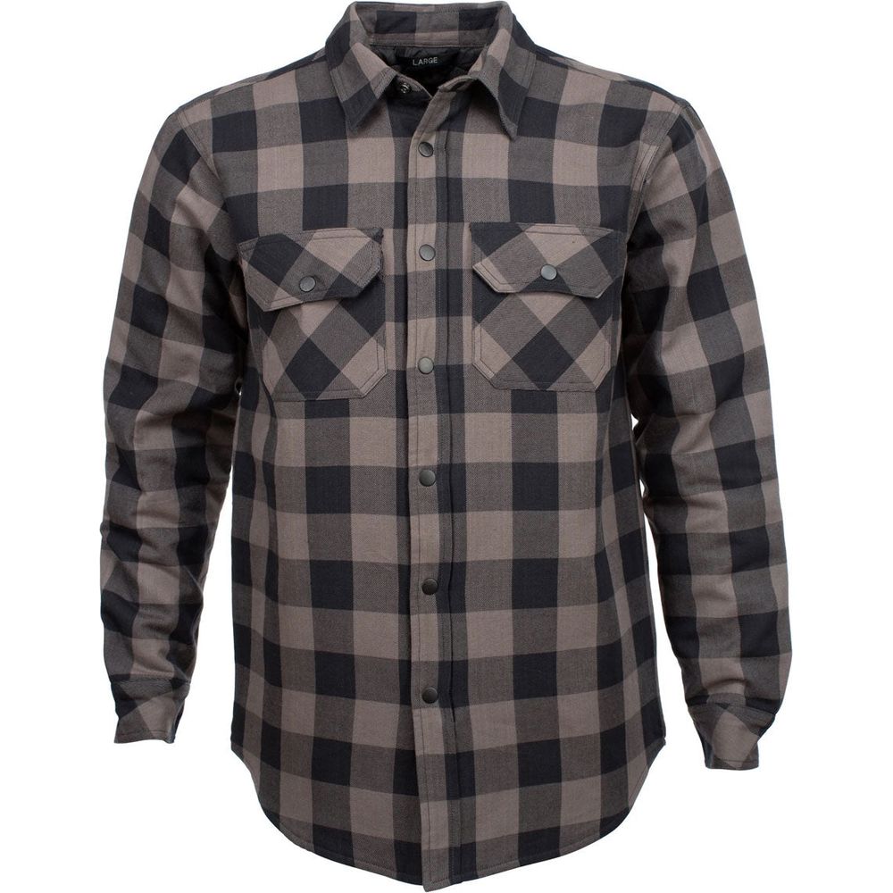 Resurgence Gear Riding CE Shirt Check Grey