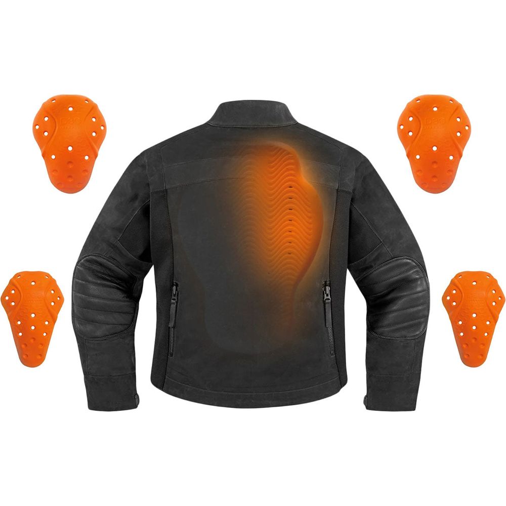 D3O Resurgence Gear Armour Kit For Mens Jacket Orange