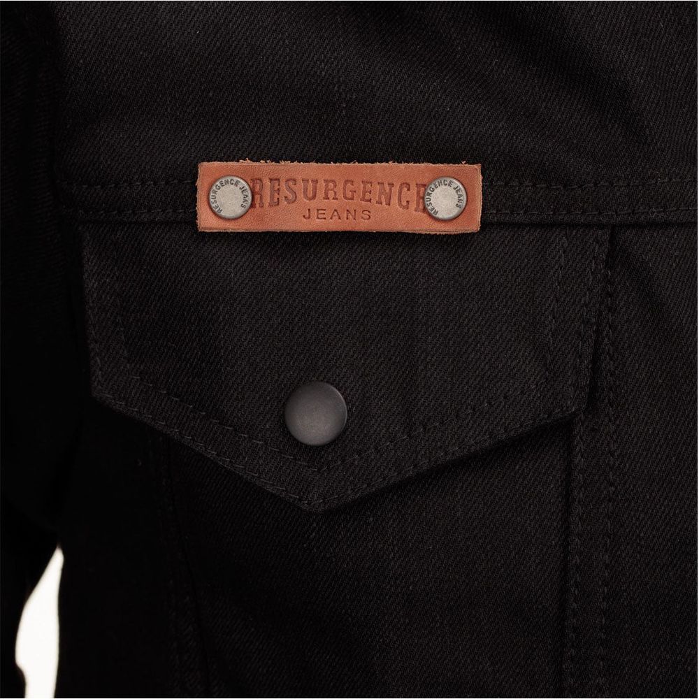 Resurgence Gear PEKEV Trucker CE Denim Jacket Black