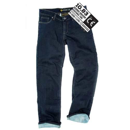 Resurgence Gear Voyager PEKEV Ladies Riding Denim Jeans Indigo Blue