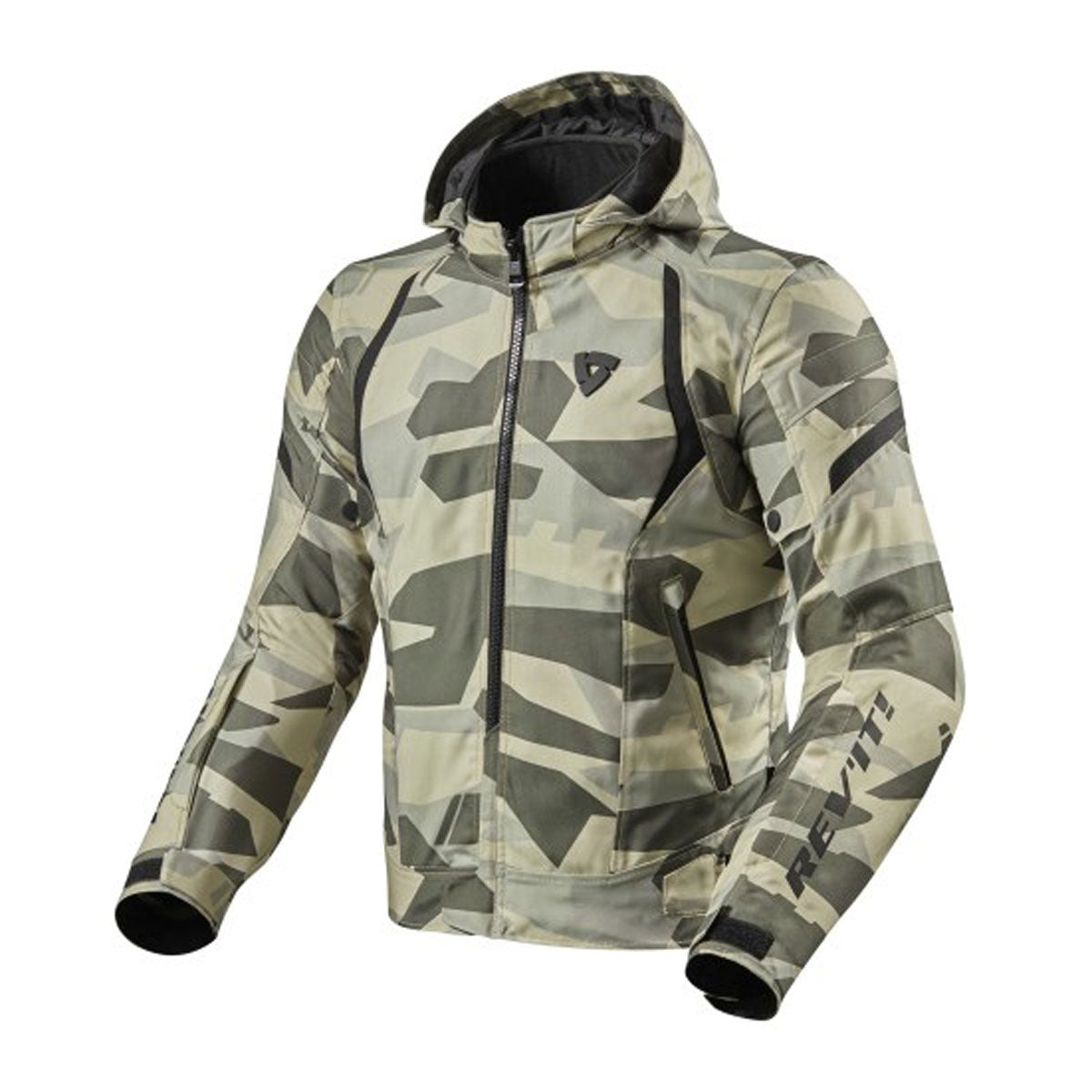 Revit Flare 2 Textile Jacket Camo Light Green