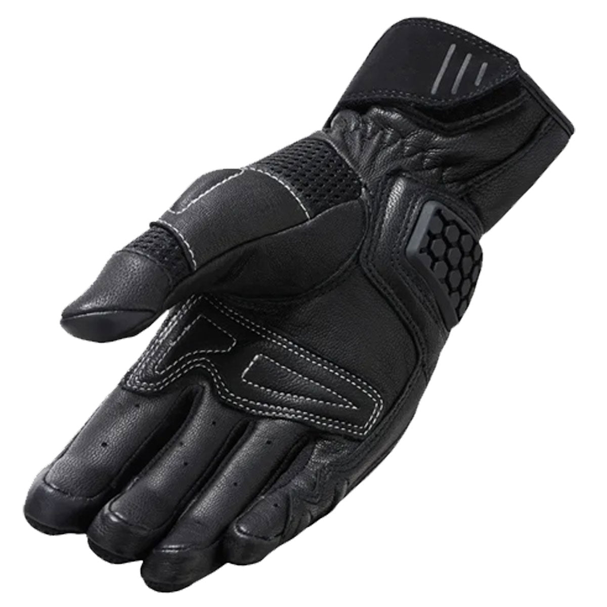 Revit Dirt 3 Ladies Mesh Leather Gloves Black