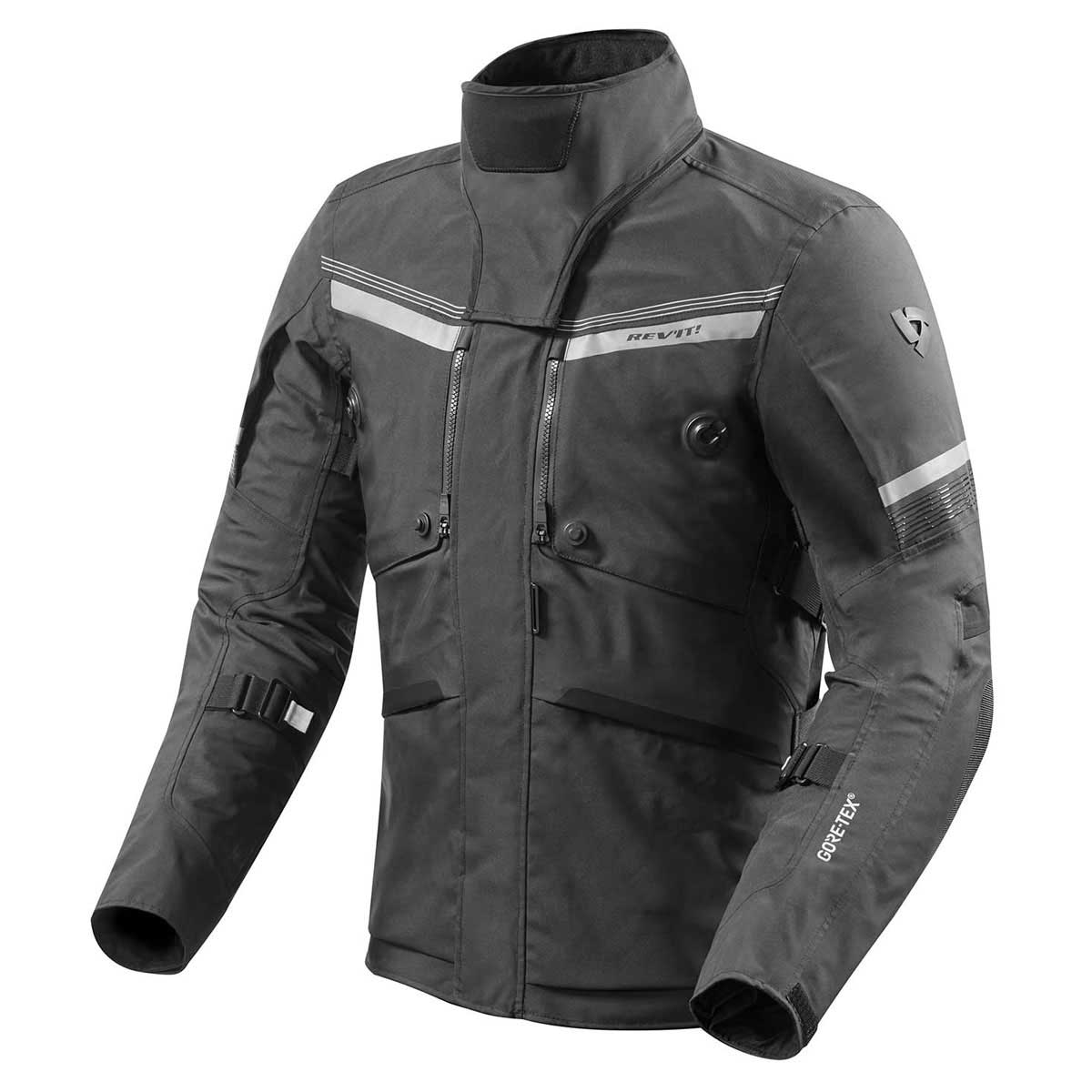 Revit Poseidon 2 Gore-Tex Jacket Black - FREE UK Shipping, FREE 365 Day Returns | Moto Central