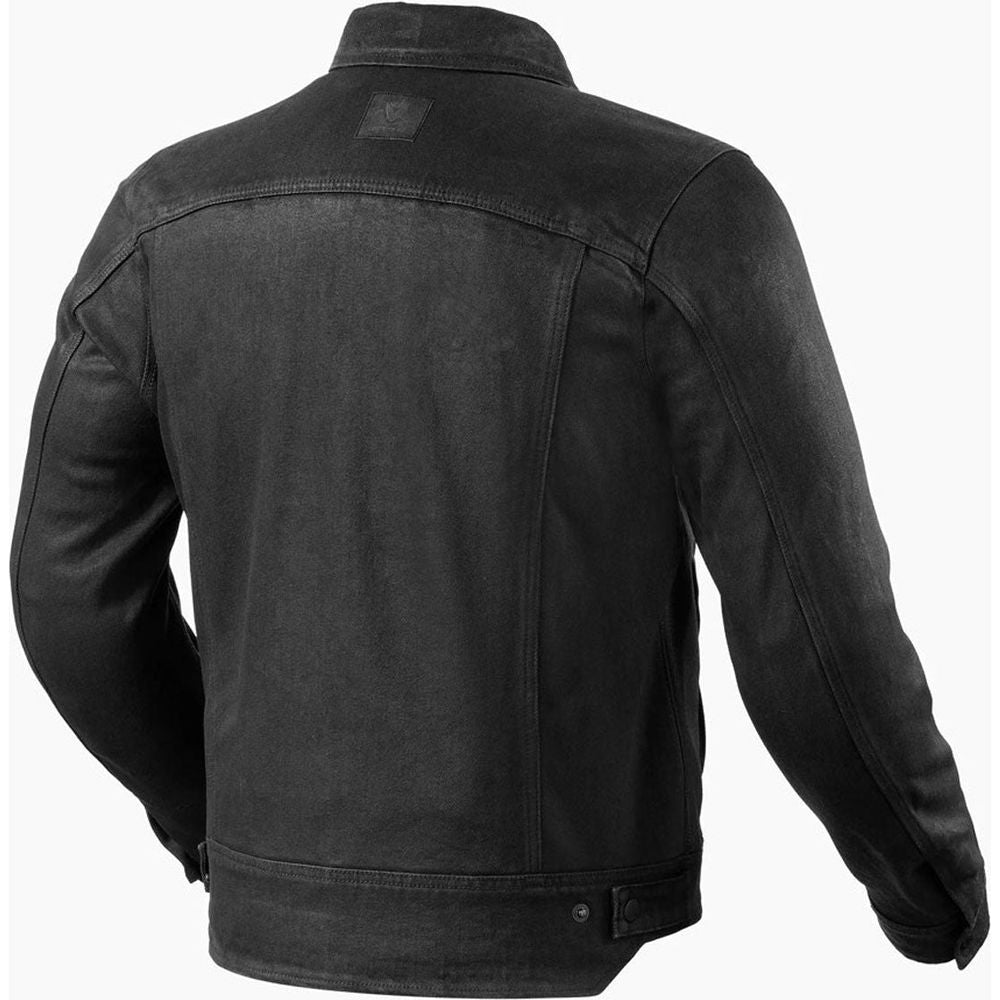 Revit Trucker Riding Denim Jacket Black