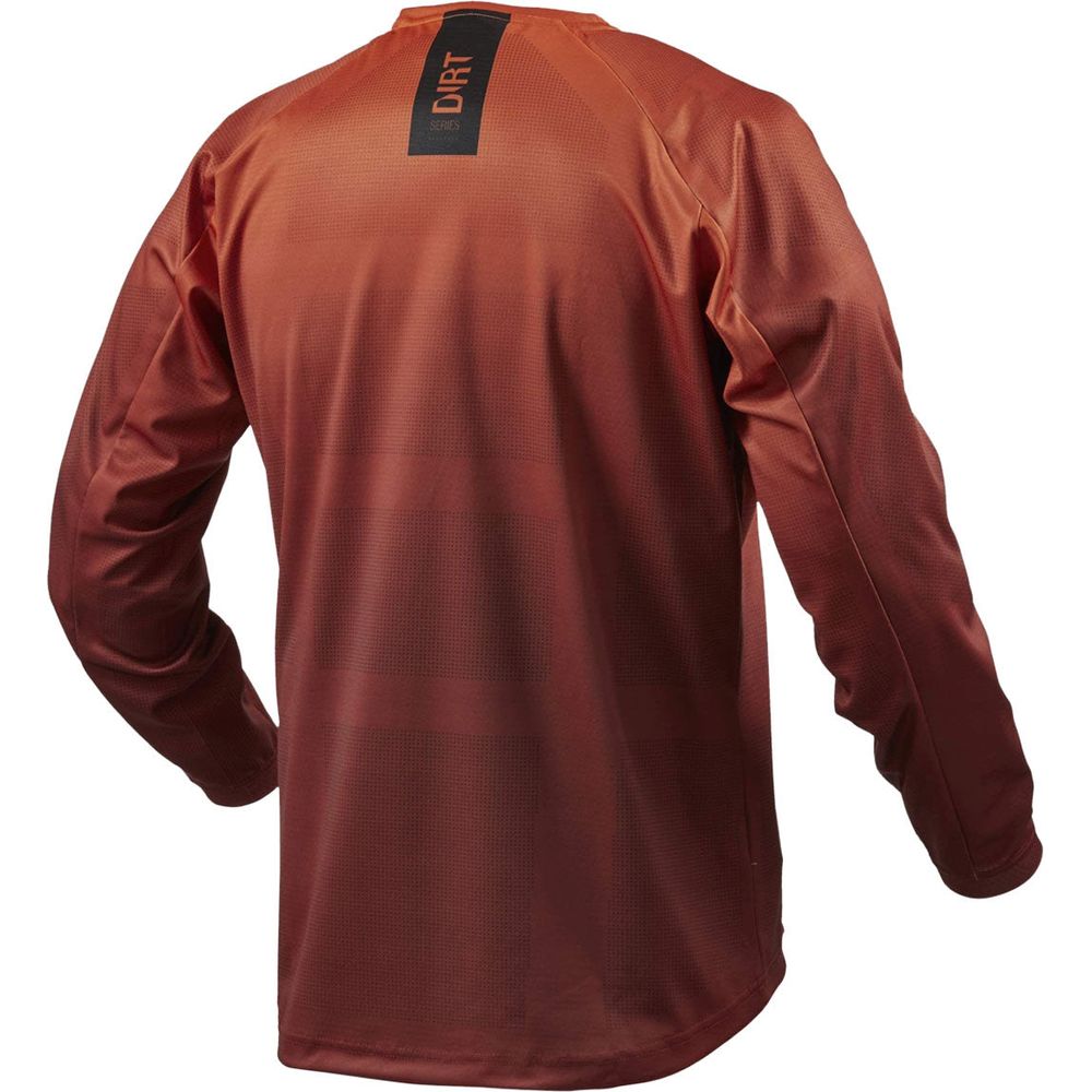 Revit Scramble MX Jersey Burgundy Red / Orange