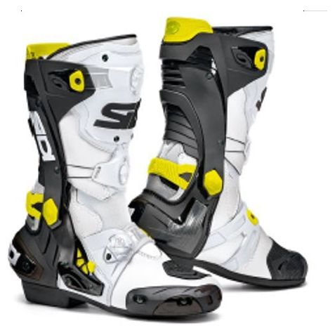 Sidi Rex CE Boots White / Black / Yellow