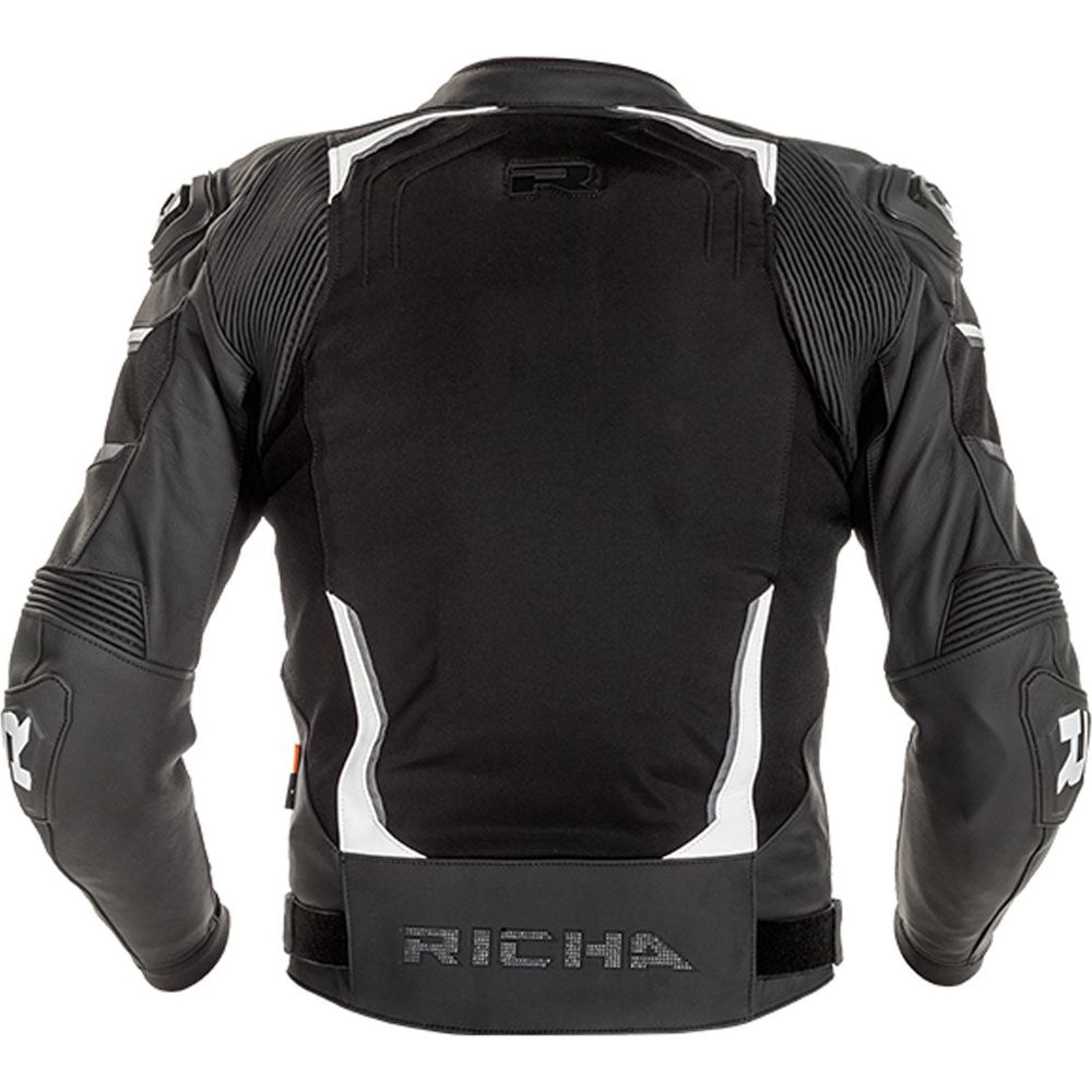 Richa Ballistic Sport Leather Jacket Black / White