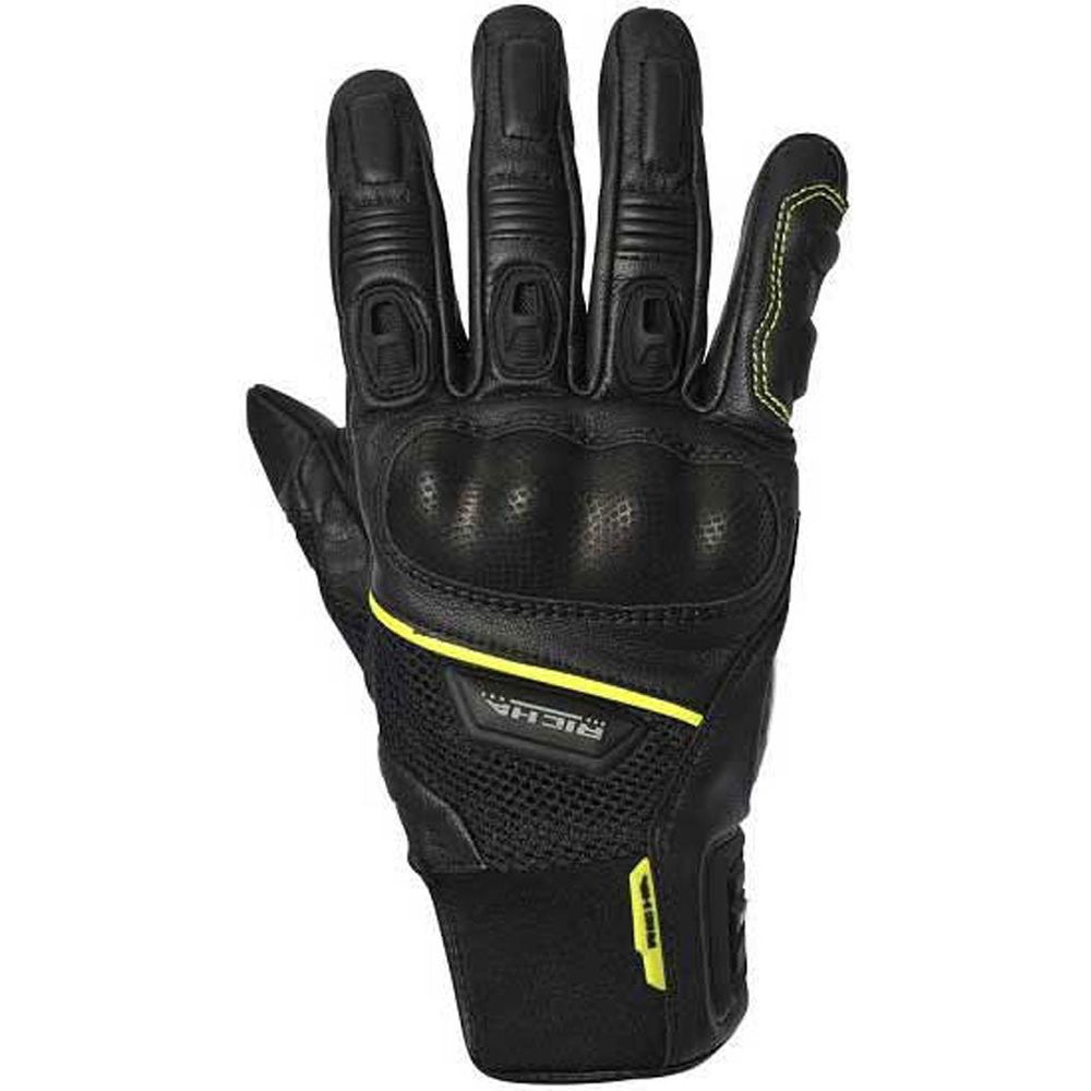 Richa Blast Summer Leather Gloves Fluo Yellow