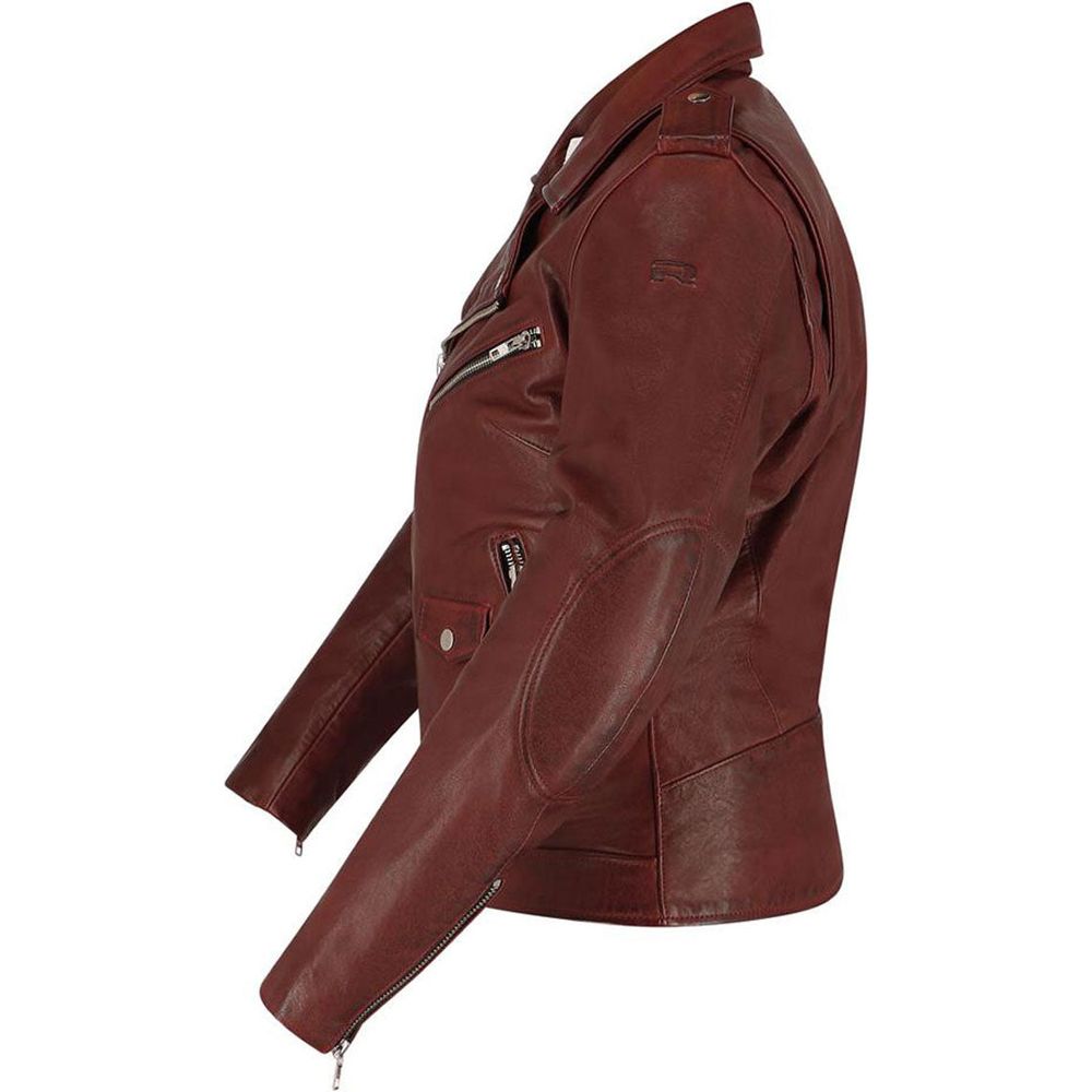 Richa Brighton Ladies Leather Jacket Burgandy