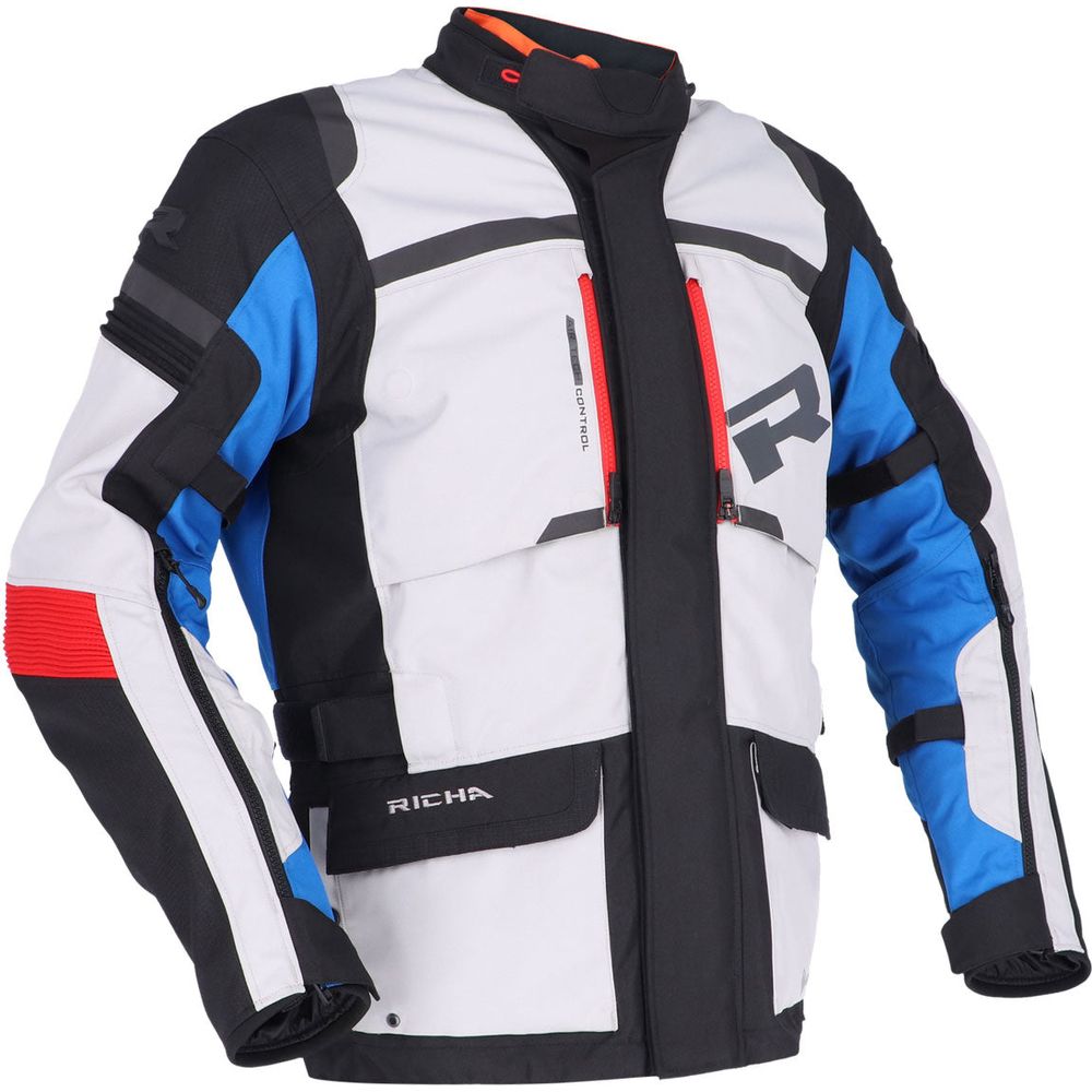 Richa Brutus Touring Gore-Tex Jacket Grey / Blue / Red