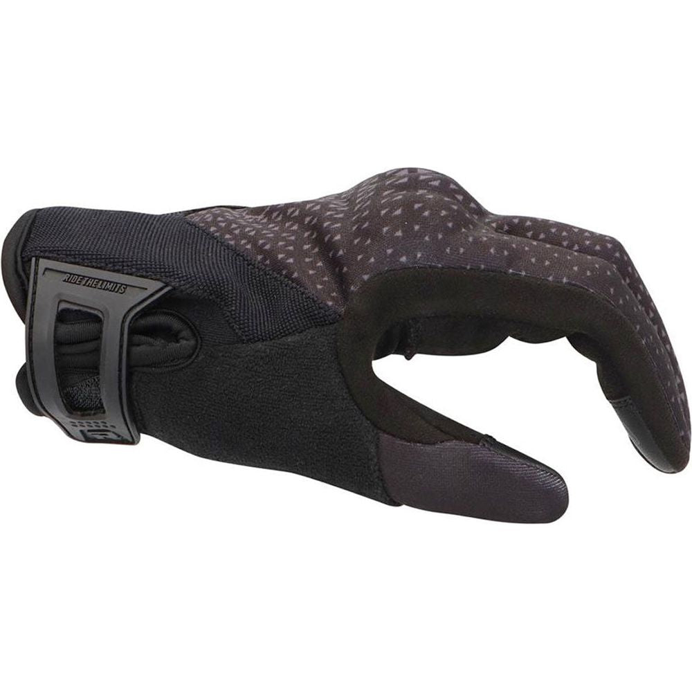 Richa Dora Textile Gloves Black / Dark Grey - FREE UK Shipping, FREE 365 Day Returns | Moto Central