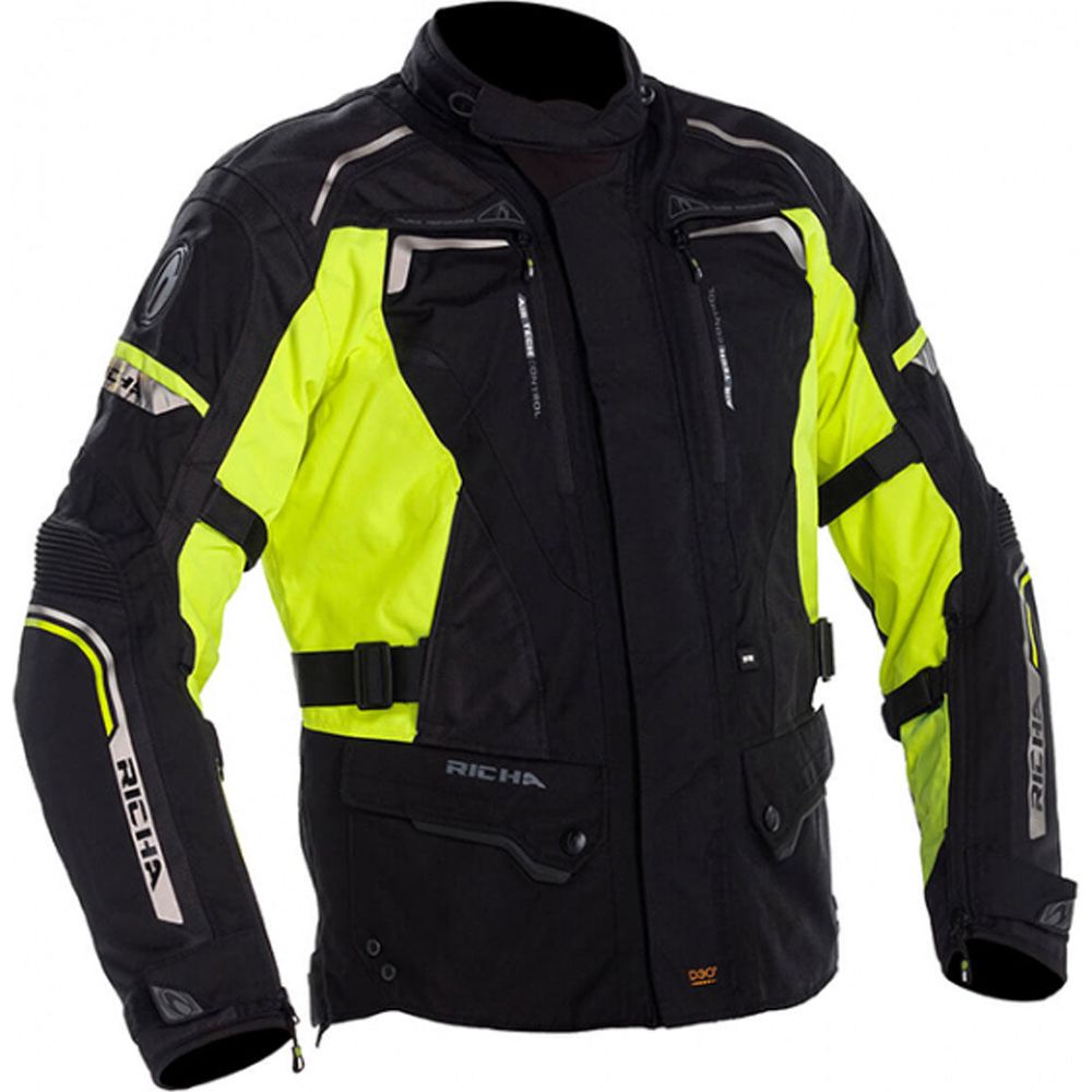 Richa Infinity 2 Ladies 4 Season Textile Jacket Black / Fluo Yellow