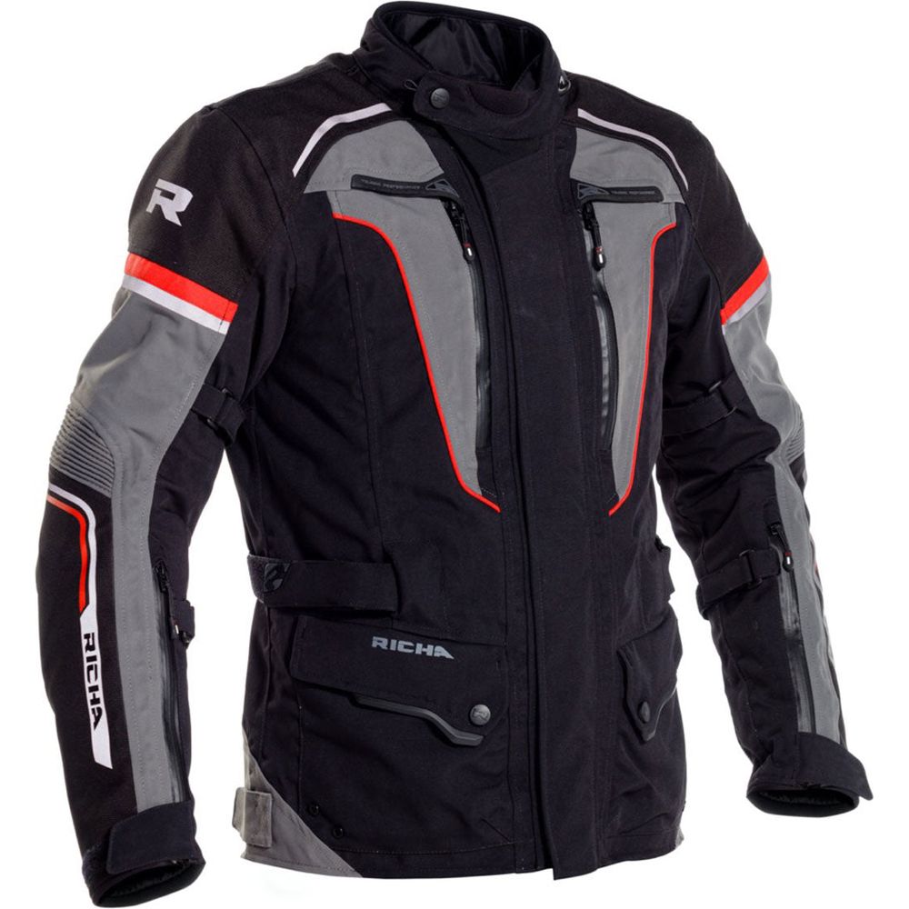 Richa Infinity 2 Pro Textile Jacket Black / Grey / Red