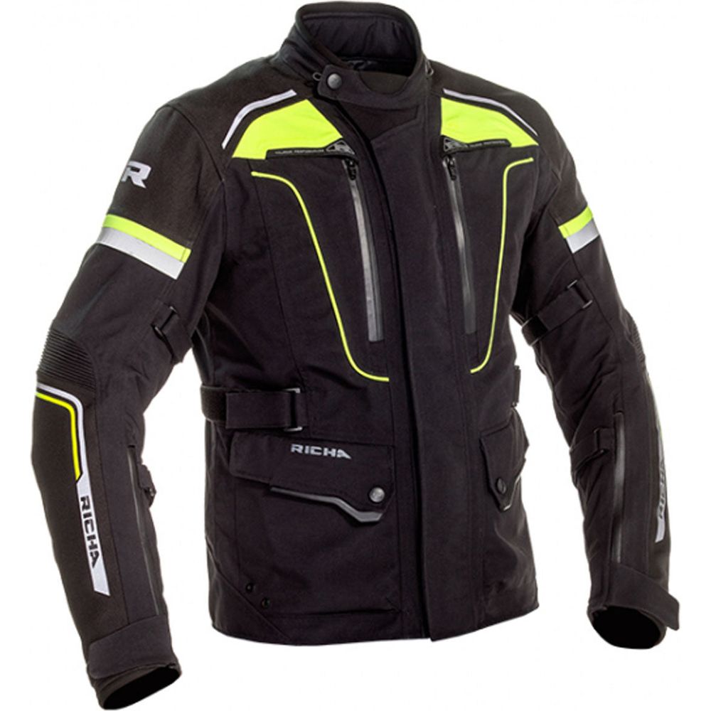 Richa Infinity 2 Pro Textile Jacket Black / Fluo Green