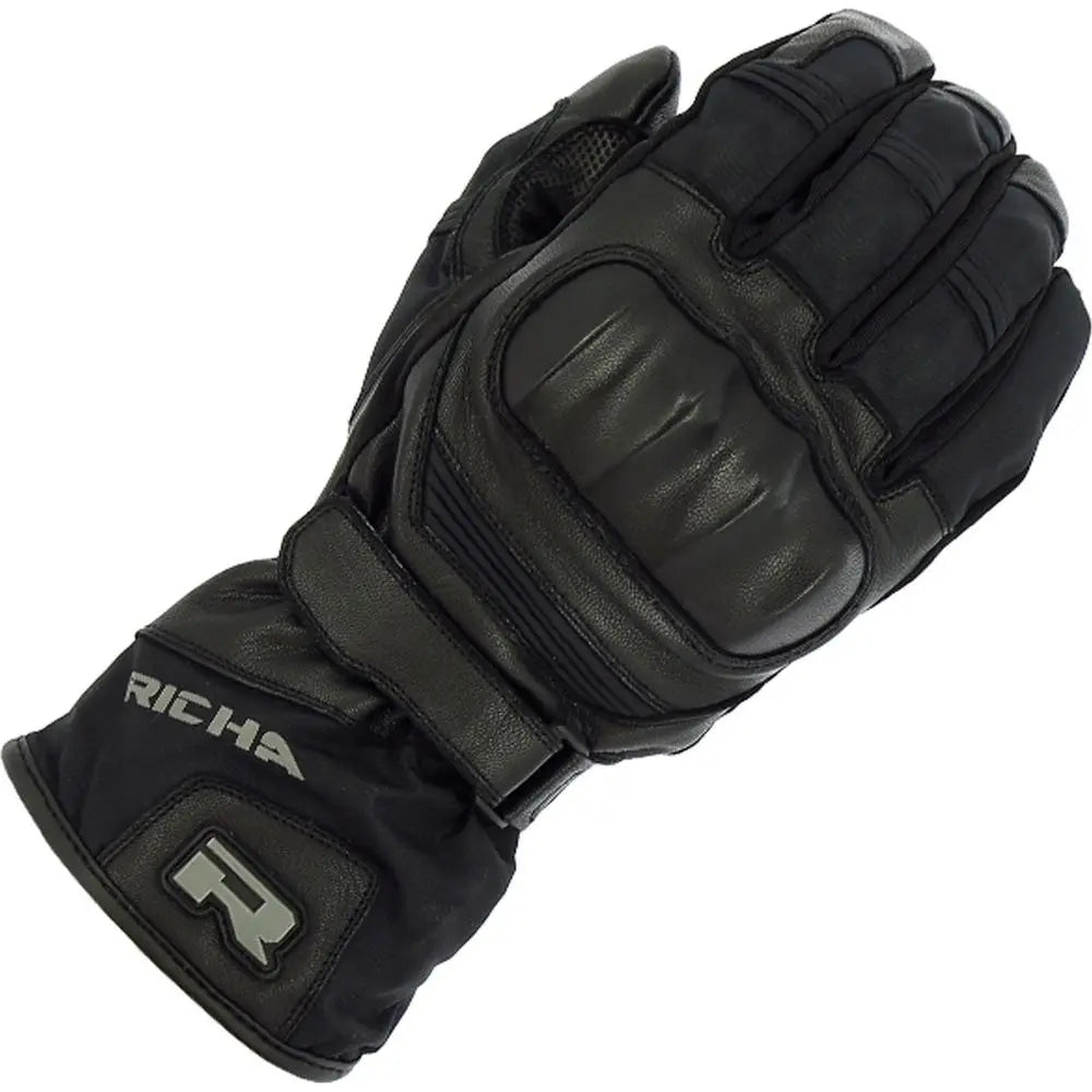 Richa Nasa 2 Leather Gloves Black  from Moto Central - Motorcycle Clothing