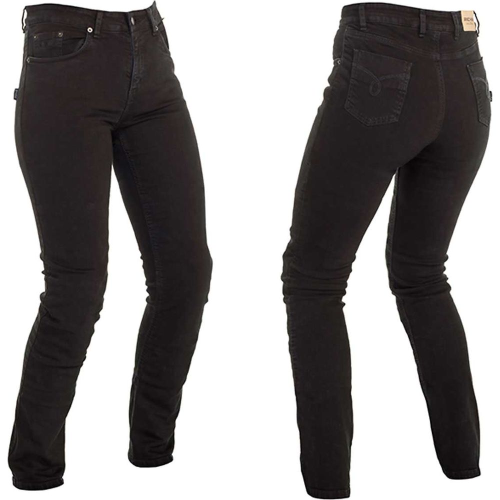 Richa Nora Ladies Slim Fit Riding Denim Jeans Black