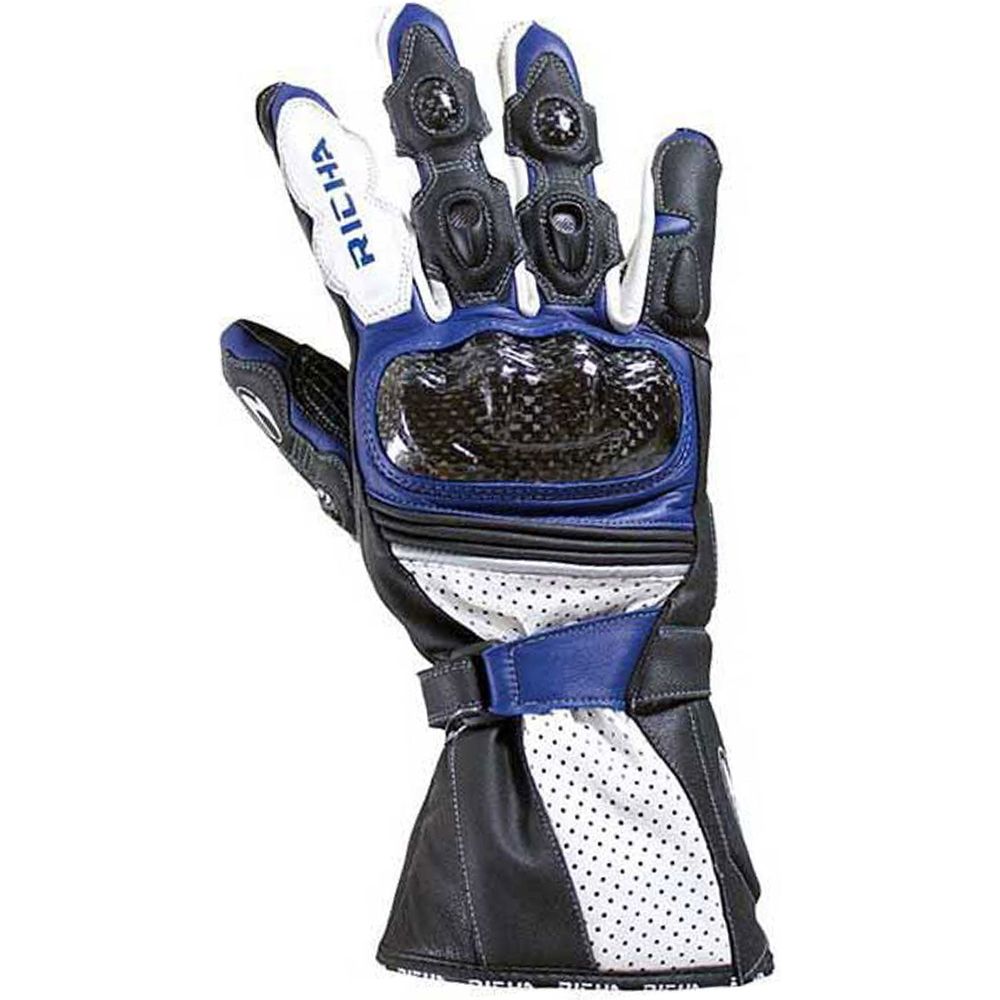 Richa Ravine Leather Gloves Black / Blue