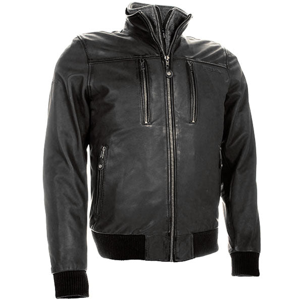 Richa Lockheed Leather Jacket Black